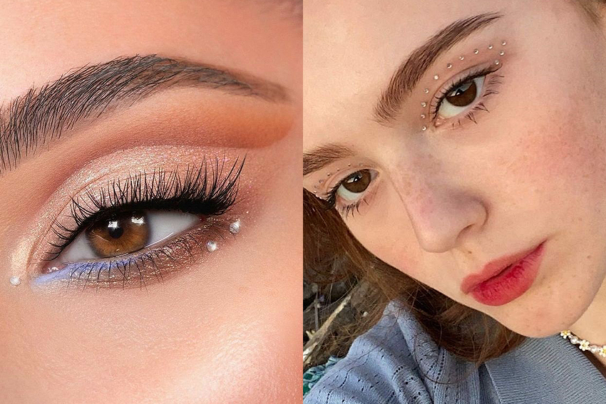 5 provas de que maquiagens com pedrinhas podem fazer parte do dia a dia