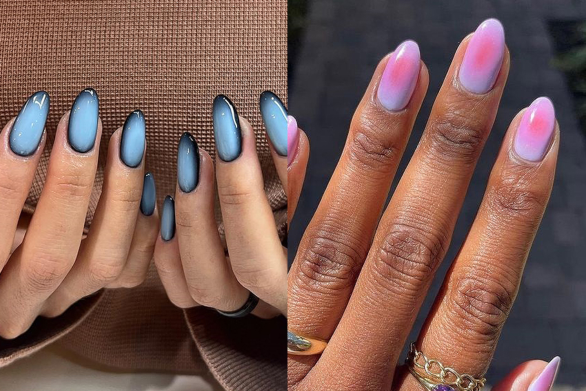 unhas decoradas - aura nails