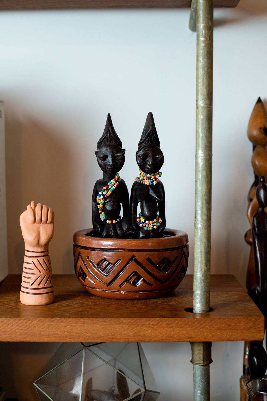 Andressa Cabral Decoração na casa de Andressa Cabral: com firmamentos de proteção