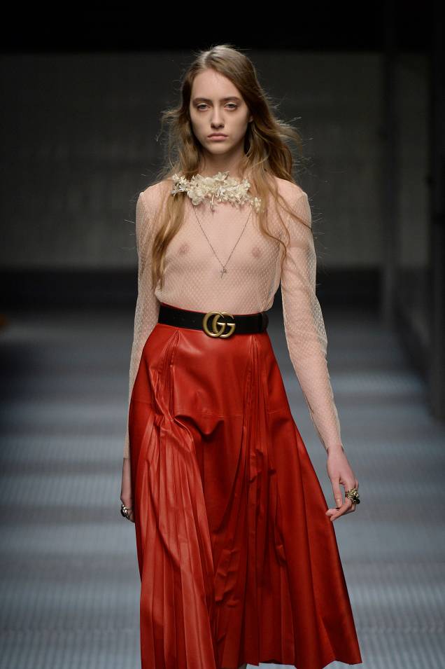 Coleção de outono/inverno da Gucci, 2015. Coleção de outono/inverno da Gucci, 2015.