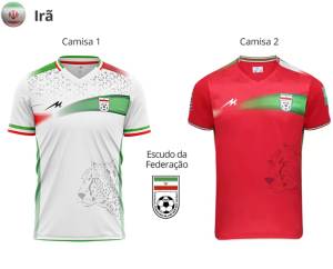 Uniformes do irã para a Copa do Mundo de 2022