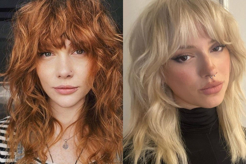 shaggy bangs