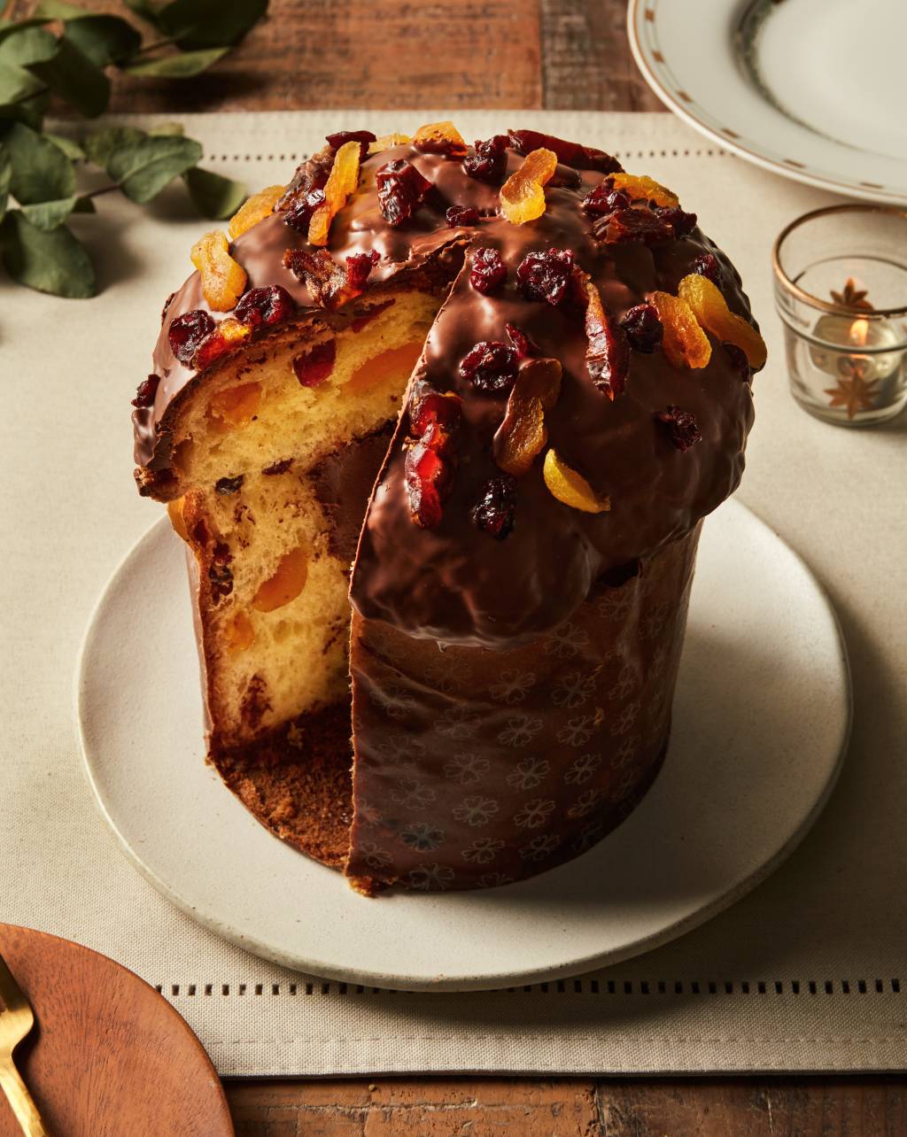 Panetone – Quitanda (Ramiro) Panetone de cranberry, damasco, tâmaras e chocolate - Quitanda