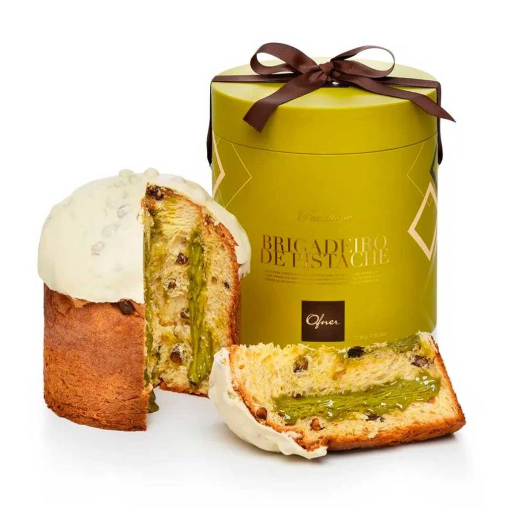 Panetone de Brigadeiro de Pistache – Ofner Panetone de Brigadeiro de Pistache - Ofner