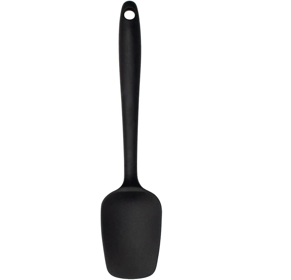Mimo Style Espátula de Silicone, Preto, 21.5 x 5 cm