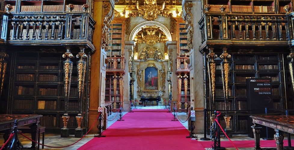 Biblioteca Joanina de Coimbra, em Portugal Biblioteca Joanina de Coimbra, em Portugal