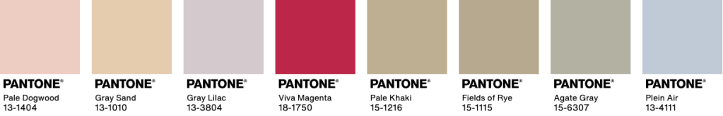 Sugestões Pantone