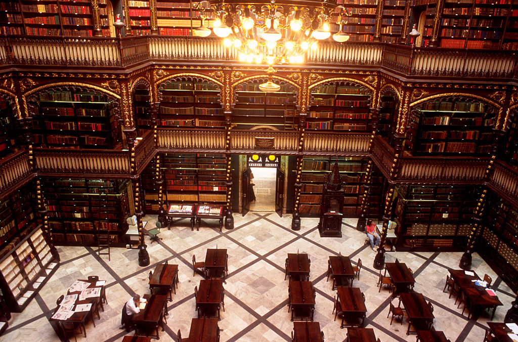 Real Gabinete Portugues de Leitura ( Royal Portuguese Real Gabinete Português de Leitura, no Rio de Janeiro
