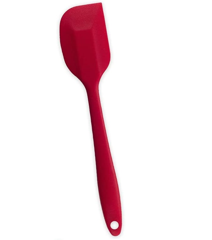 Espatula de Silicone Reta Vermelha
