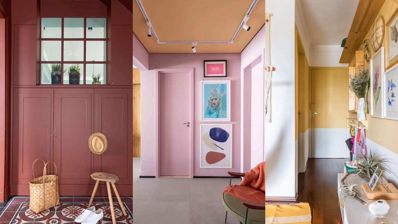 Confira as ideias mais criativas para deixar o seu hall de entrada vibrante e cheio de energia.