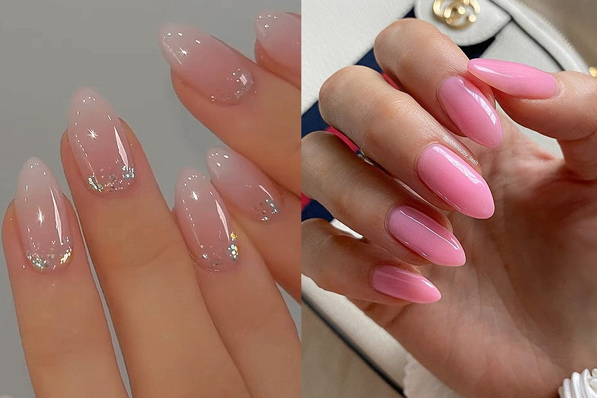 esmaltação lip gloss nails
