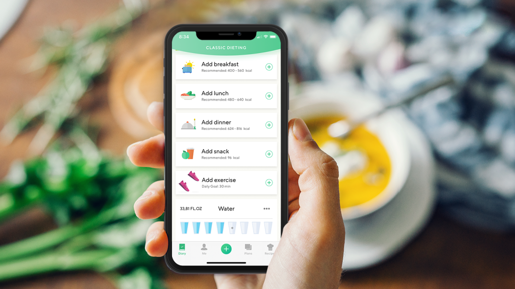 apps de alimentação saudável - lifesum