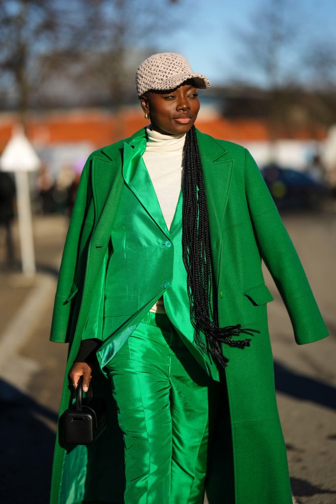 Street Style – Day 4 – Copenhagen Fashion Week Autumn/Winter 2023 street style Copenhague - verde