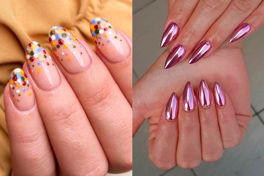 unhas decoradas de carnaval