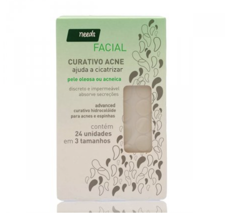 CURATIVO PARA ACNE NEEDS PELE OLEOSA E ACNEICA 24 UNIDADES