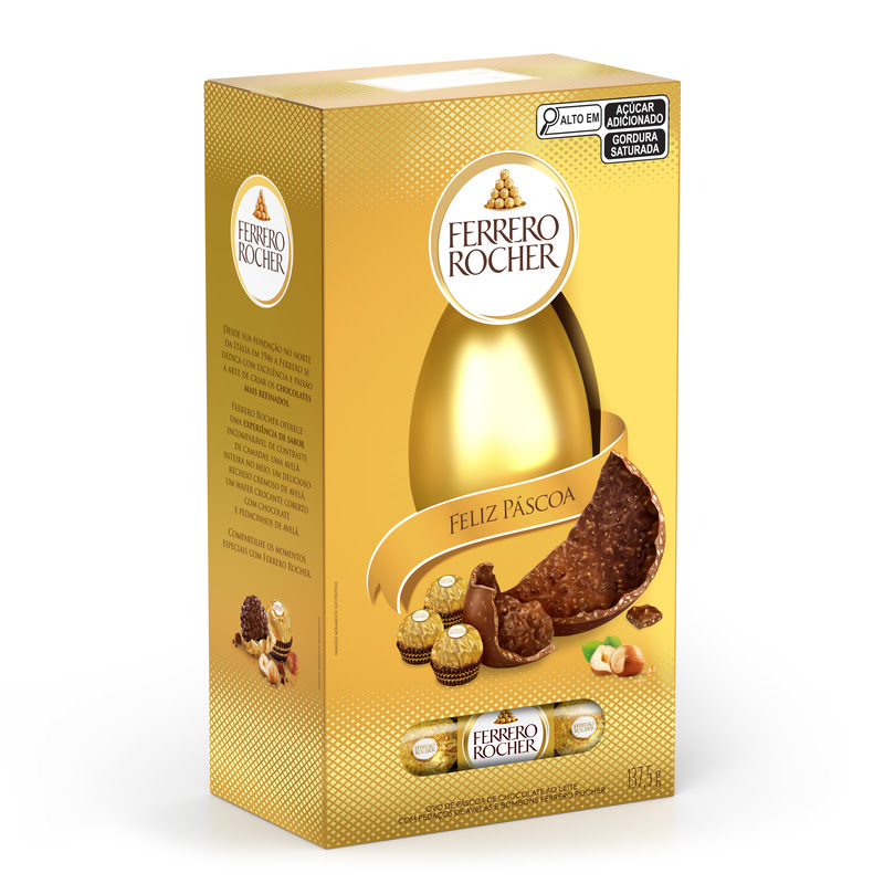 Ferrero Rocher – Ovo de Páscoa em caixa Ferrero Rocher - Ovo de Páscoa em caixa