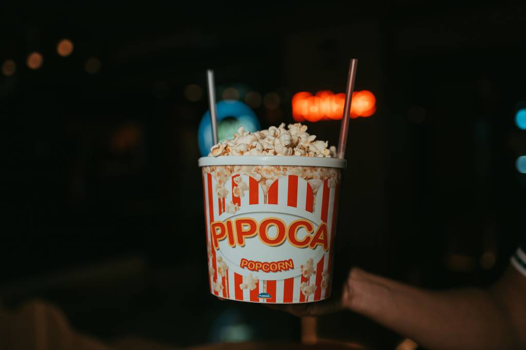 Drinque Pop Corn Time, do Folks Pub Drinque Pop Corn Time, do Folks Pub