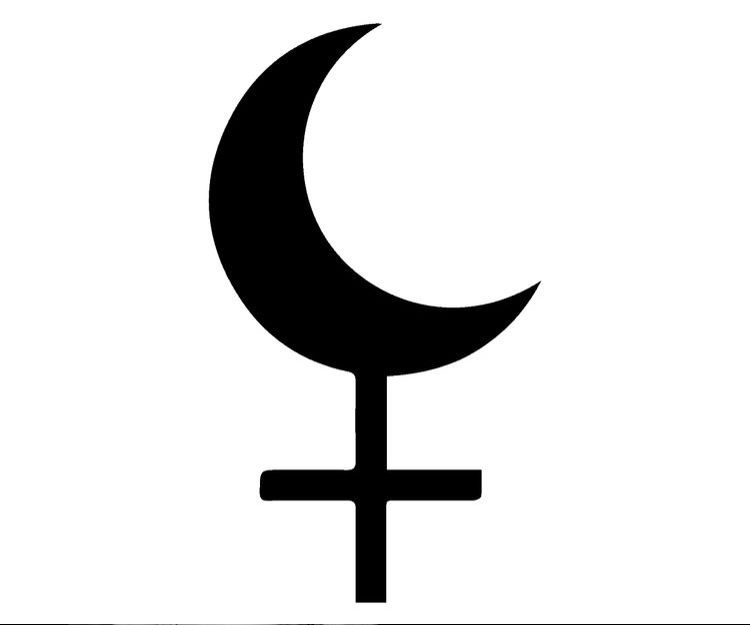 lilith-mapa-astral-2 Símbolo oficial de Lilith na astrologia.