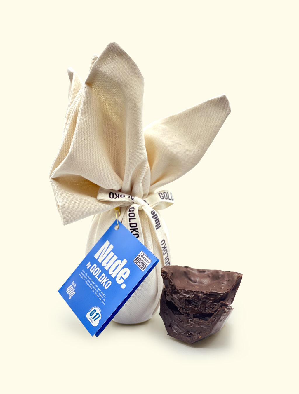 Ovo de Páscoa Vegano com ganache de aveia – Nude by Goldko Ovo de Páscoa Vegano com ganache de aveia - Nude by Goldko