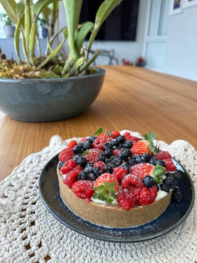 Torta de frutas vermelhas, receita do chef Gabriel Pita, da Doceria Zucker Torta de frutas vermelhas, receita do chef Gabriel Pita, da Doceria Zucker