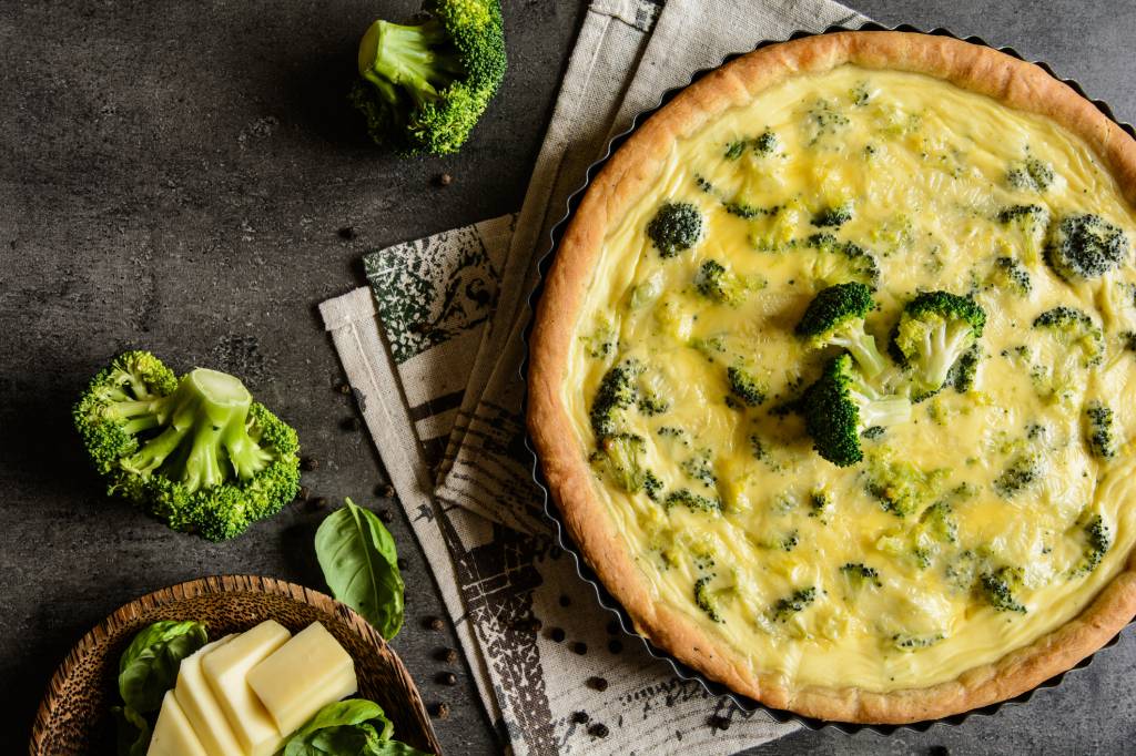 Quiche de brócolis Quiche de brócolis