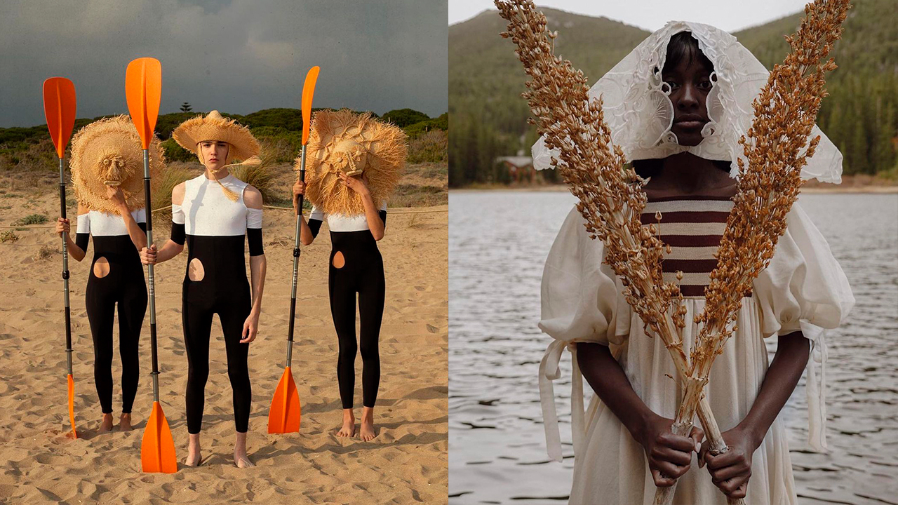 Campanhas de moda da Pardo Hats e Costaiia.