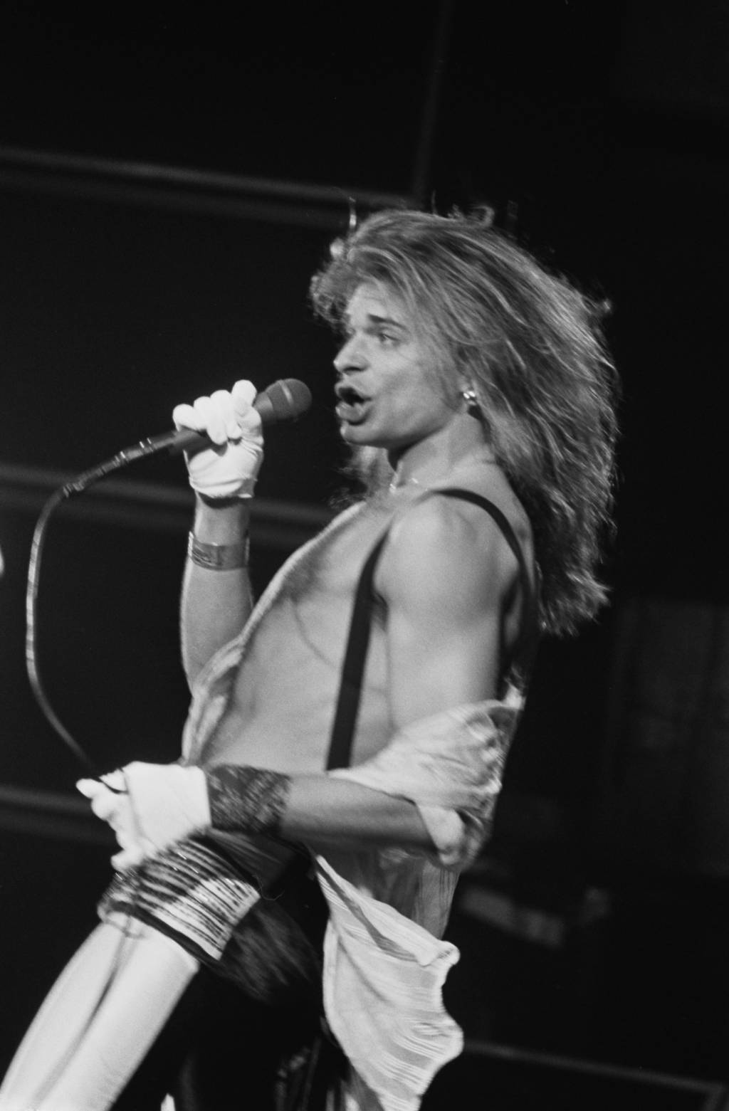 Van Halen, American Rock Band David Lee Roth, do Van Halen, fotografado por lynn goldsmith