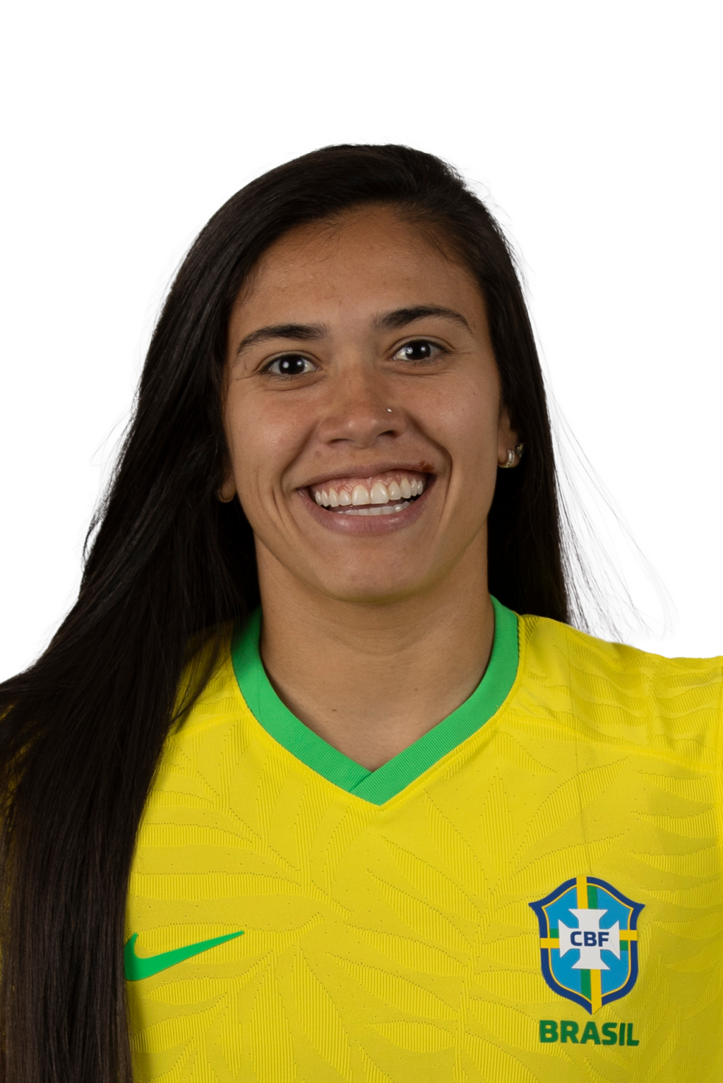 Antonia_3x4_SEM FUNDO Antonia, jogadora da seleção brasileira de futebol.