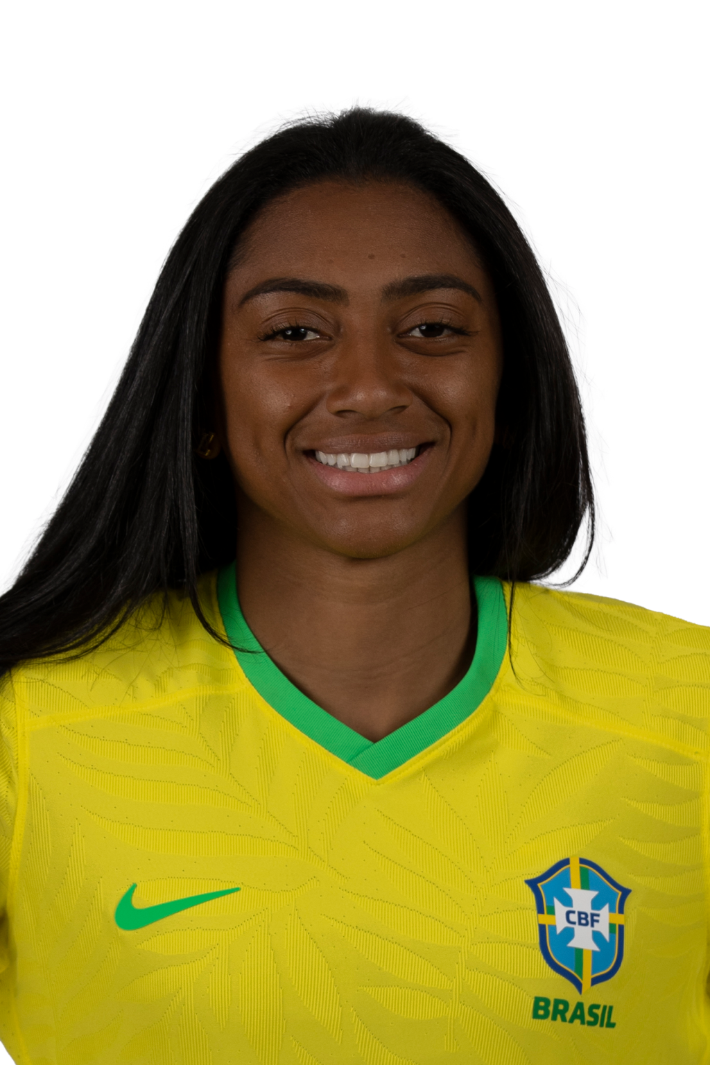 Kerolin_3x4_SEM FUNDO Kerolin, jogadora da seleção brasileira de futebol.