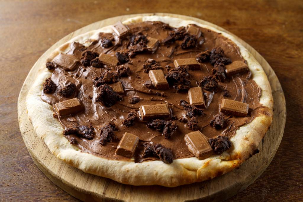 La Braciera – Pizza Brownie do Luiz & Lindt A pizza Brownie do Luiz & Lindt da La Braciera