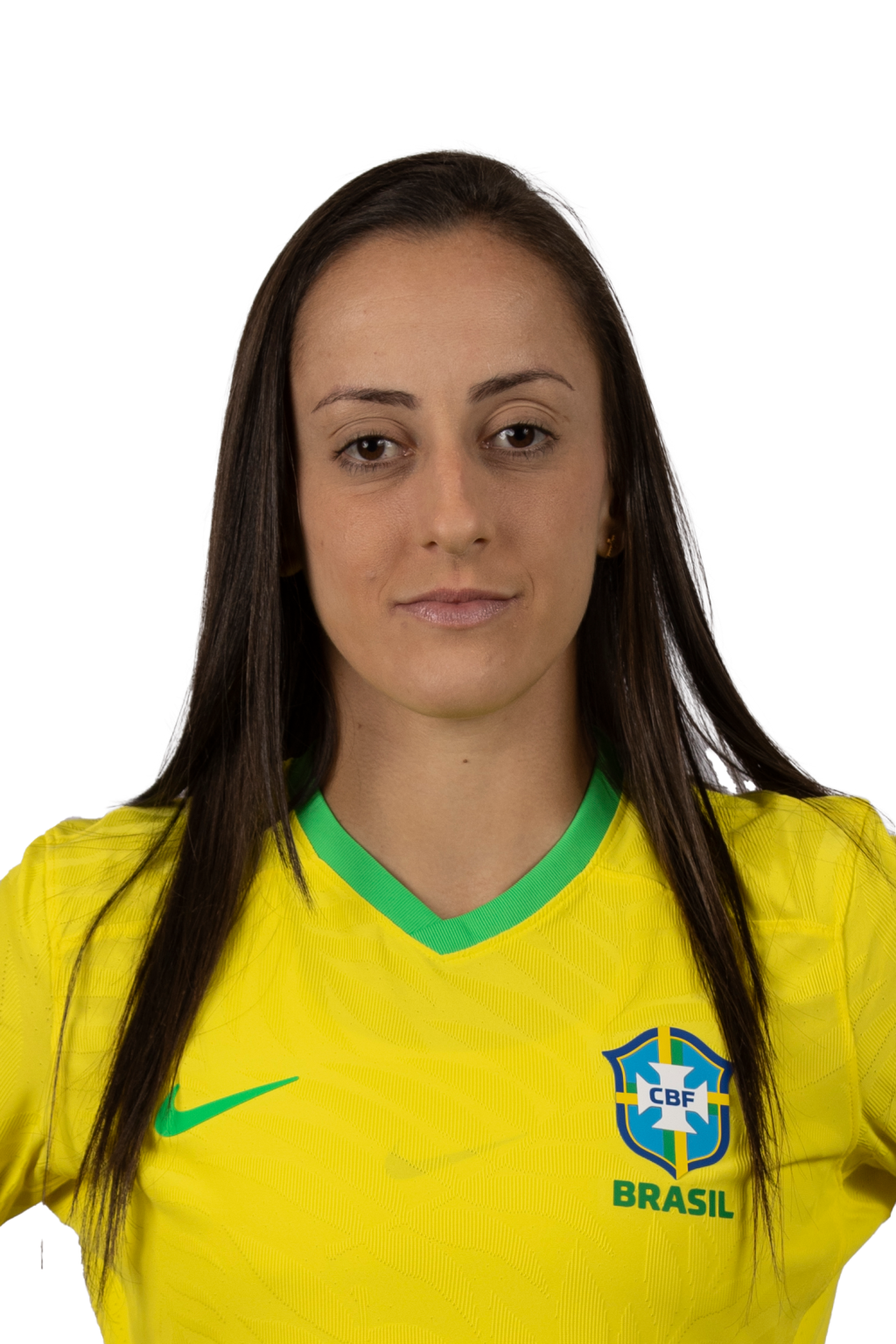 Luana_3x4_SEM FUNDO Luana, jogadora da seleção brasileira de futebol.
