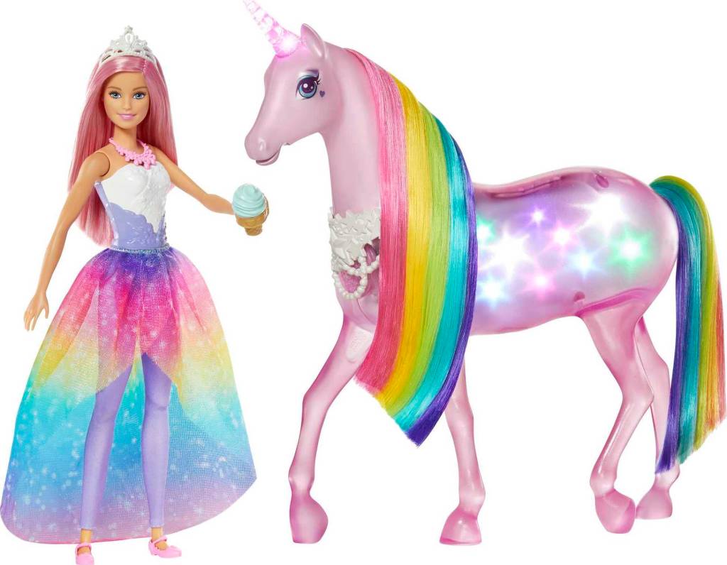 barbie-unicornio Barbie do signo de Peixes.