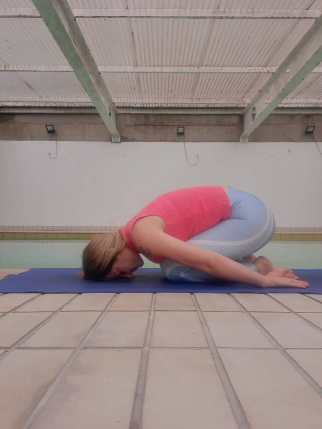 Yoga para enxaqueca Balasana