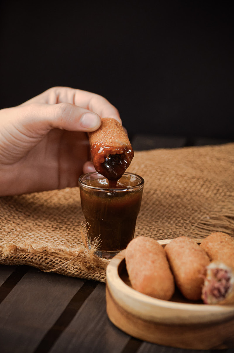 O bolinho de carne seca está entre os petiscos do Festival Gastronômico Nordestino O bolinho de carne seca está entre os petiscos do Festival Gastronômico Nordestino