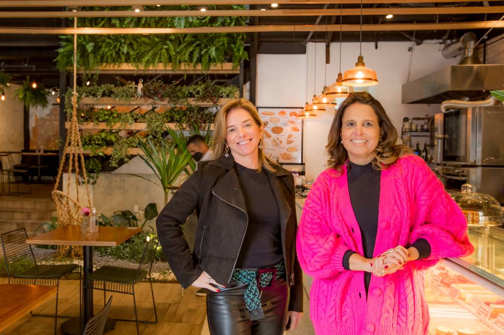 Carla Konrad e Niege Chaves – Nica Café em São Paulo As sócias Carla Konrad e Niege Chaves, do Nica Café