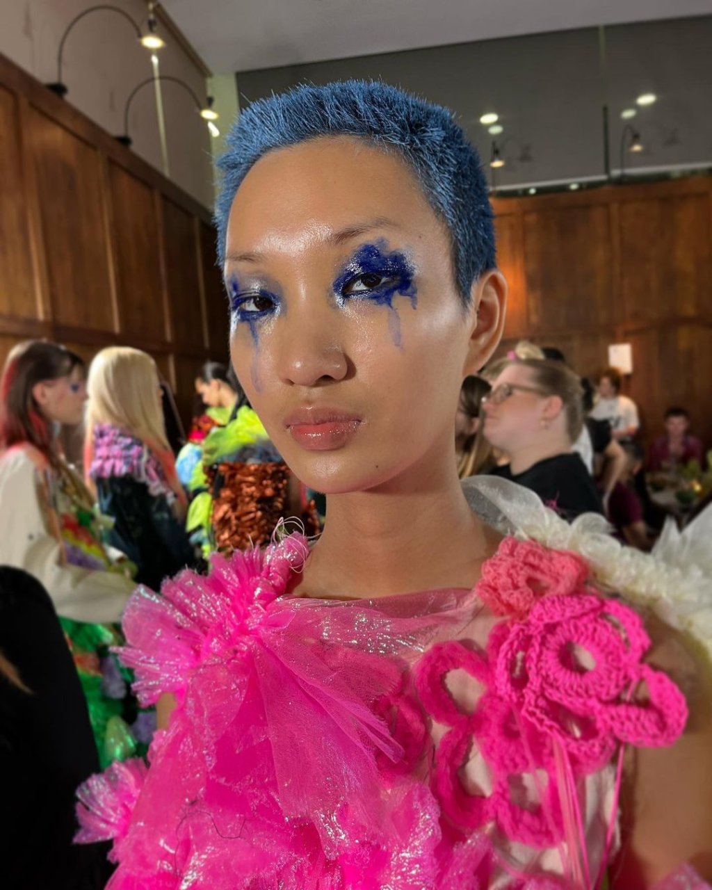 Beleza de Matty Bovan na London Fashion Week