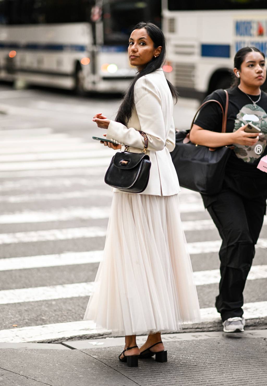 Street Style – September 2023 – New York Fashion Week looks balletcore - saia de tule