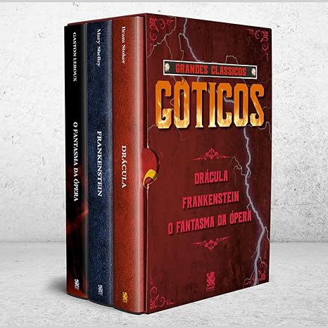 box-livros-contos-goticos box livros Grandes Clássicos Góticos