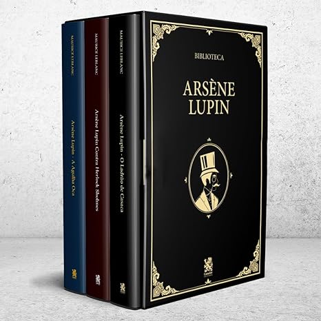 box-livros-lupin box livros Biblioteca Arsène Lupin