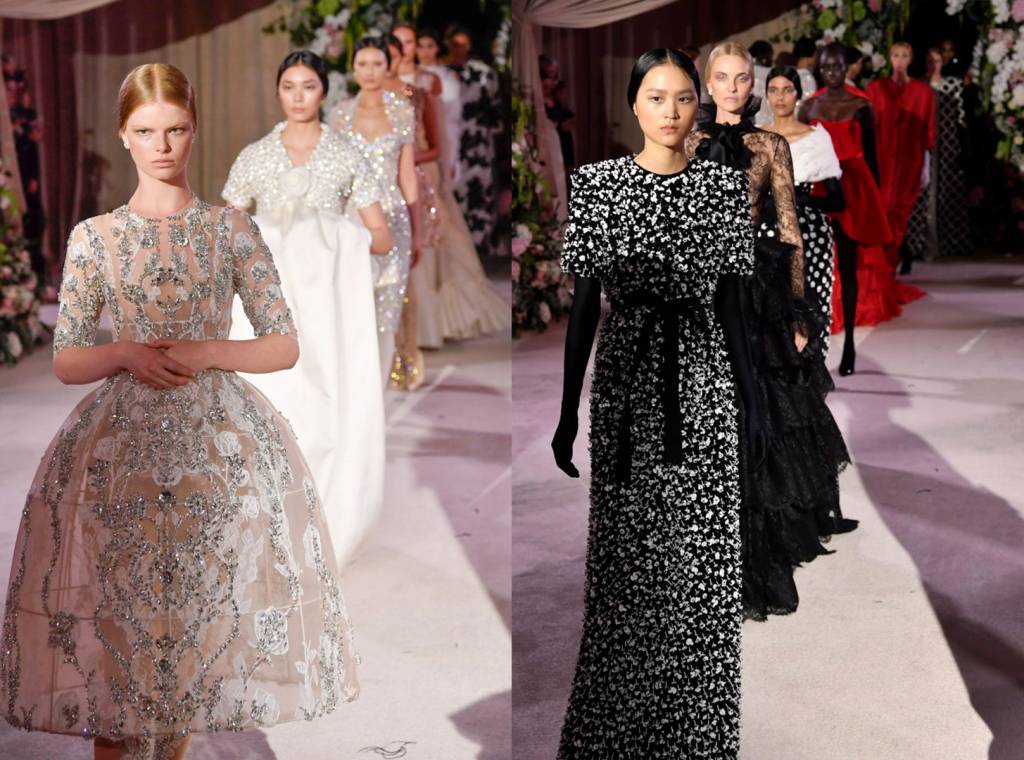 richard-quinn-london-fashion-week As peças foram concebidas com a intenção de transmitir uma sensação de contemplação e tranquilidade