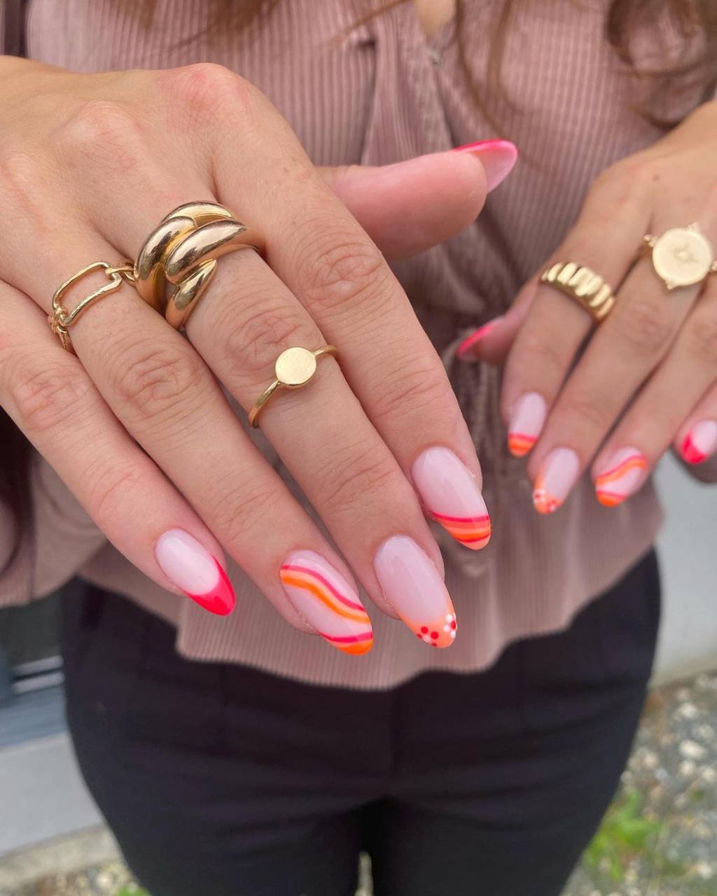 unhas-grandes-amendoadas Esmaltação em unha amendoada