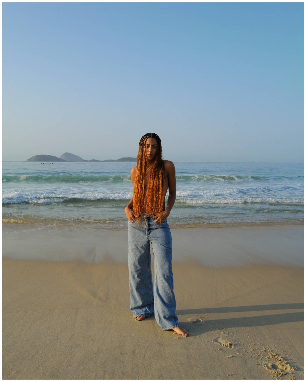 YARA-charry-transição-capilar Yara Charry na praia