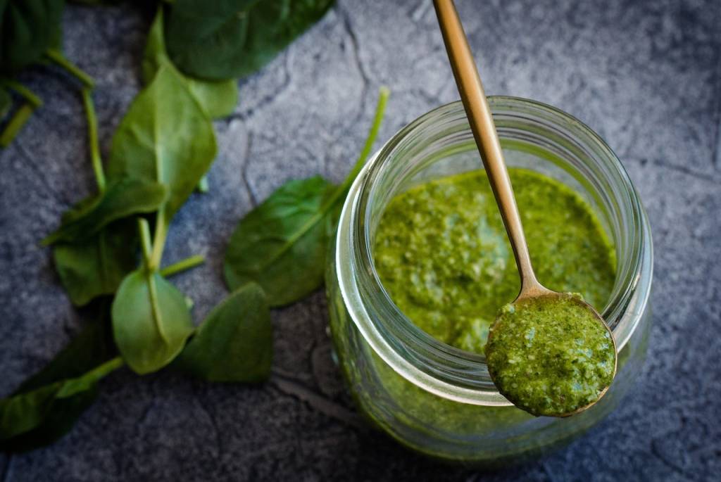Receita de molho pesto Receita de molho pesto