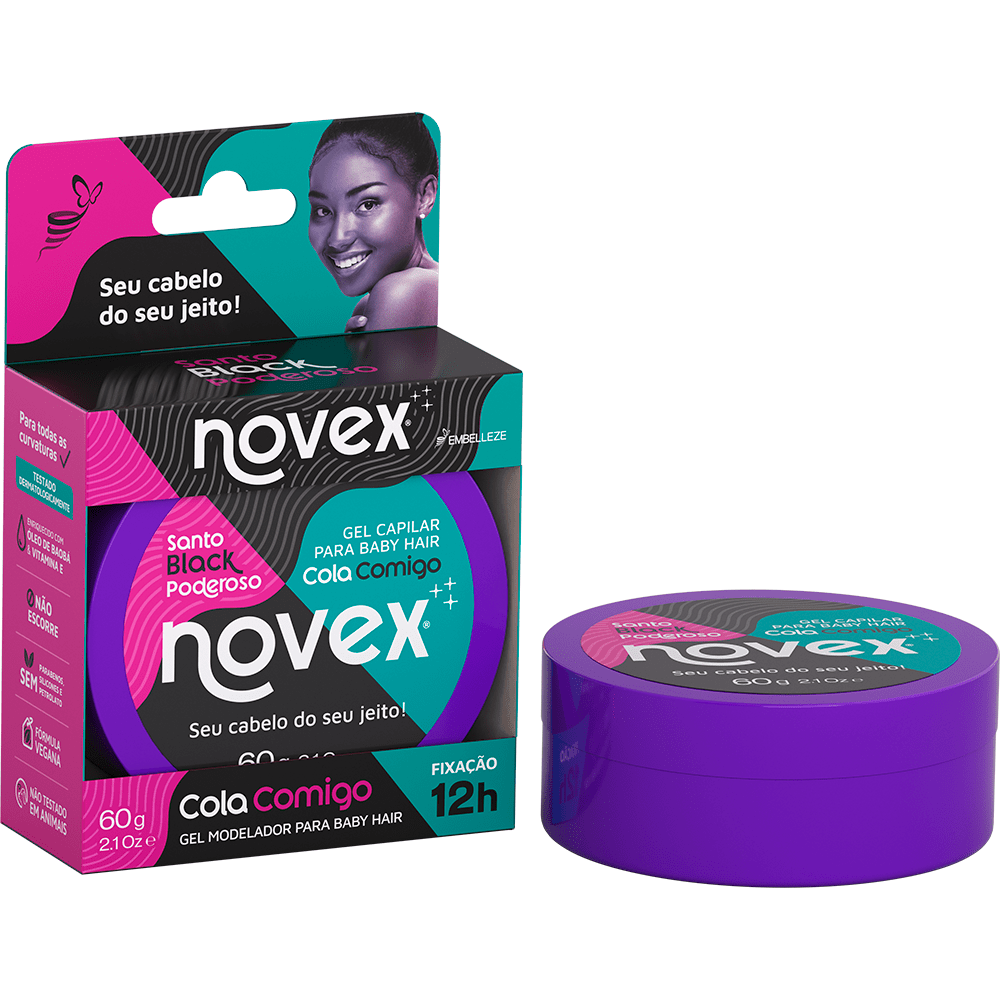 gel-capilar-novex Gel Capilar Cola Comigo Novex Santo Black