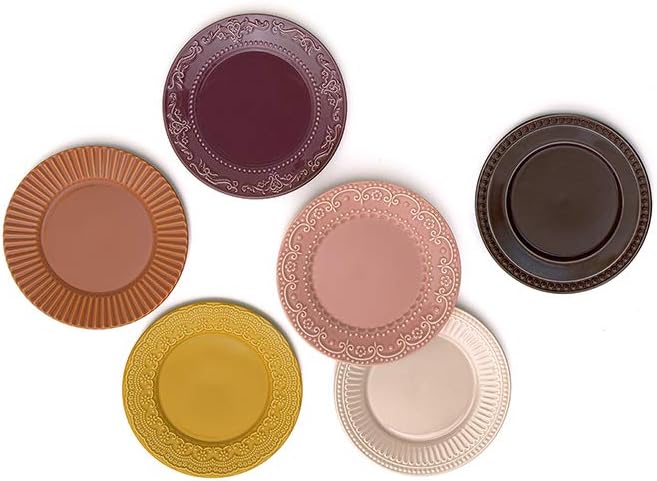 Kit com 6 Pratos Rasos, Coleção Especiarias