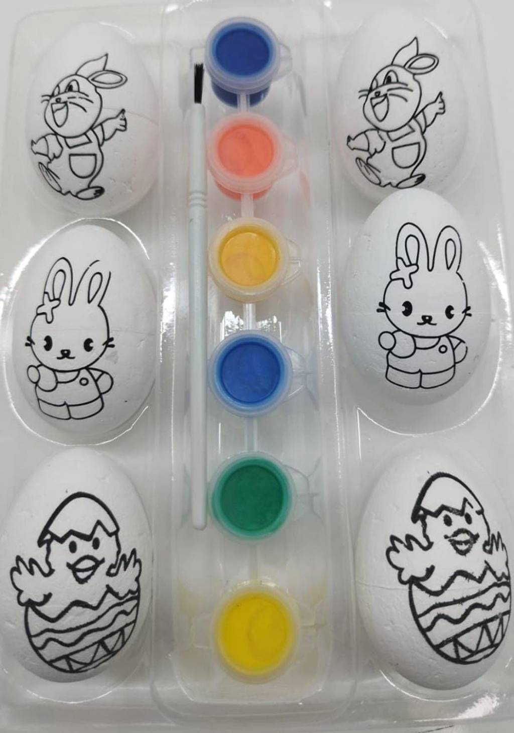 Ovos de Páscoa para colorir.