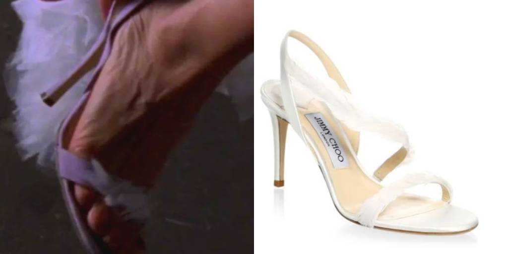 Jimmy-Choo-Slingback-carrie-bradshaw Os sapatos mais icônicos de Carrie Bradshaw em Sex and The City.