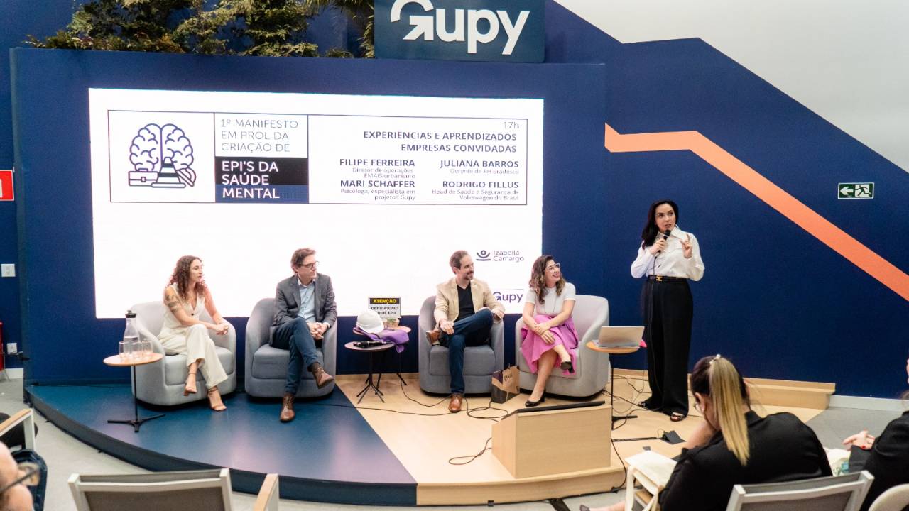 Evento pela criação dos EPIs da Saúde Mental: proposto e comandado pela jornalista Izabella Camargo. Preocupação é com a saúde mental no ambiente de trabalho