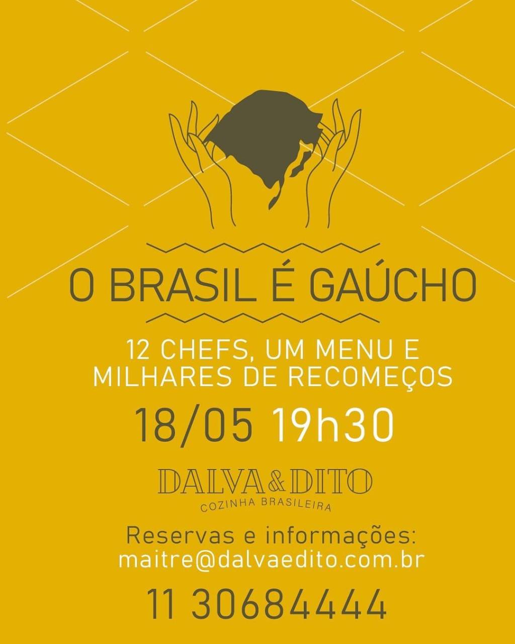 o-brasil-e-gaucho-jantar-beneficente O Brasil é Gaúcho, chefs se unem para ação pelo Rio Grande do Sul