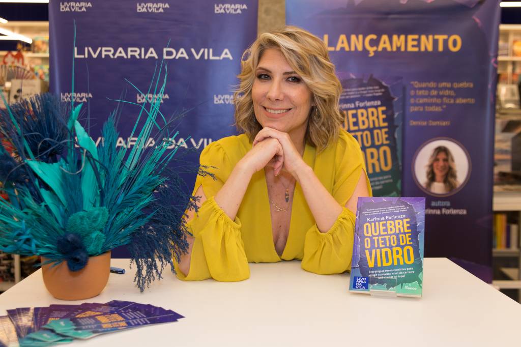 Karinna Forlenza – Credito Filipe Vido Karinna Forlenza, autora do livro Quebre o Teto de Vidro